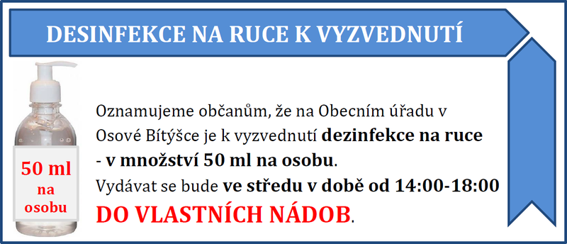 Desinfekce na ruce