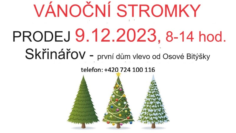 Prodej vánočních stromů Jiří Katolický Skřinářov