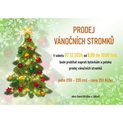 Prodej vánočních stromků