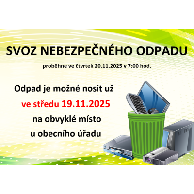 Svoz nebezpečného odpadu