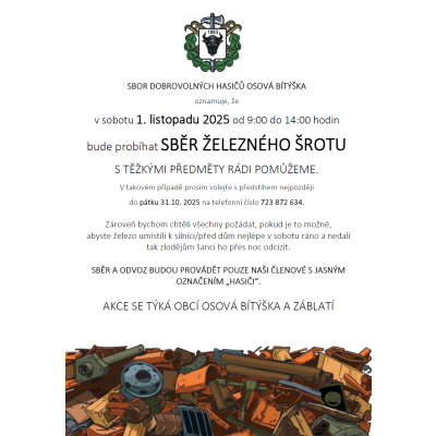 Sběr železného šrotu
