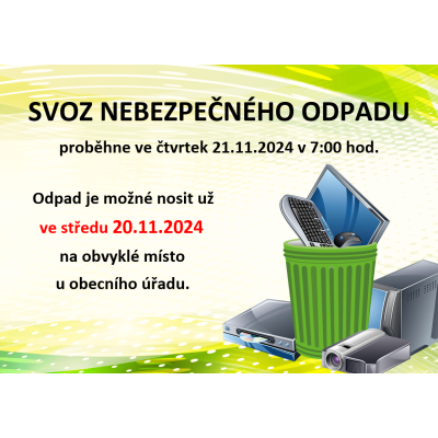 Svoz nebezpečného odpadu